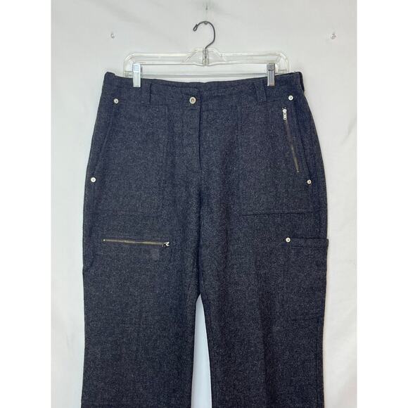 Sundance Women’s Size 14 Gray Wool Blend Straight Leg Pants Boho/Outdoor Brand - Picture 9 of 9